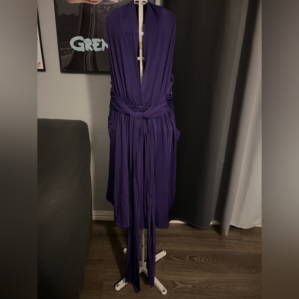 flowy purple dress for all occasions